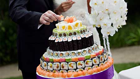 sushi na weselu